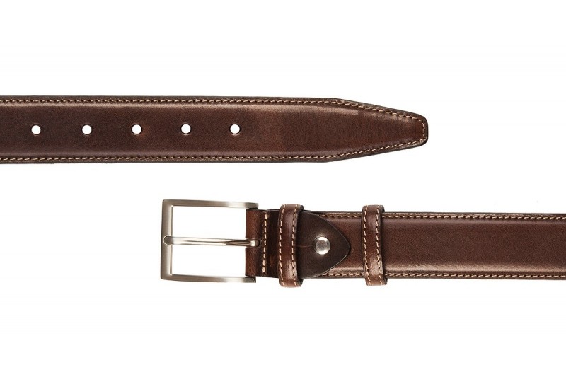 ITALIAN FULL GRAIN LEATHER CLASSIC BELT BROWN