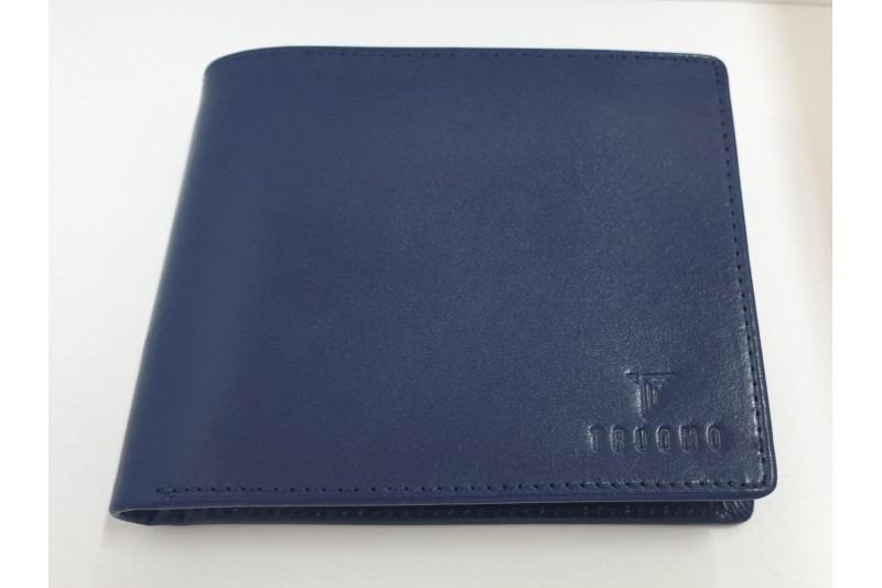 LUXURY ITALIAN LEATHER WALLET NAVY